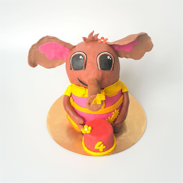 Obrázek z Narozeninový dort s máslovým krémem čokoládovým